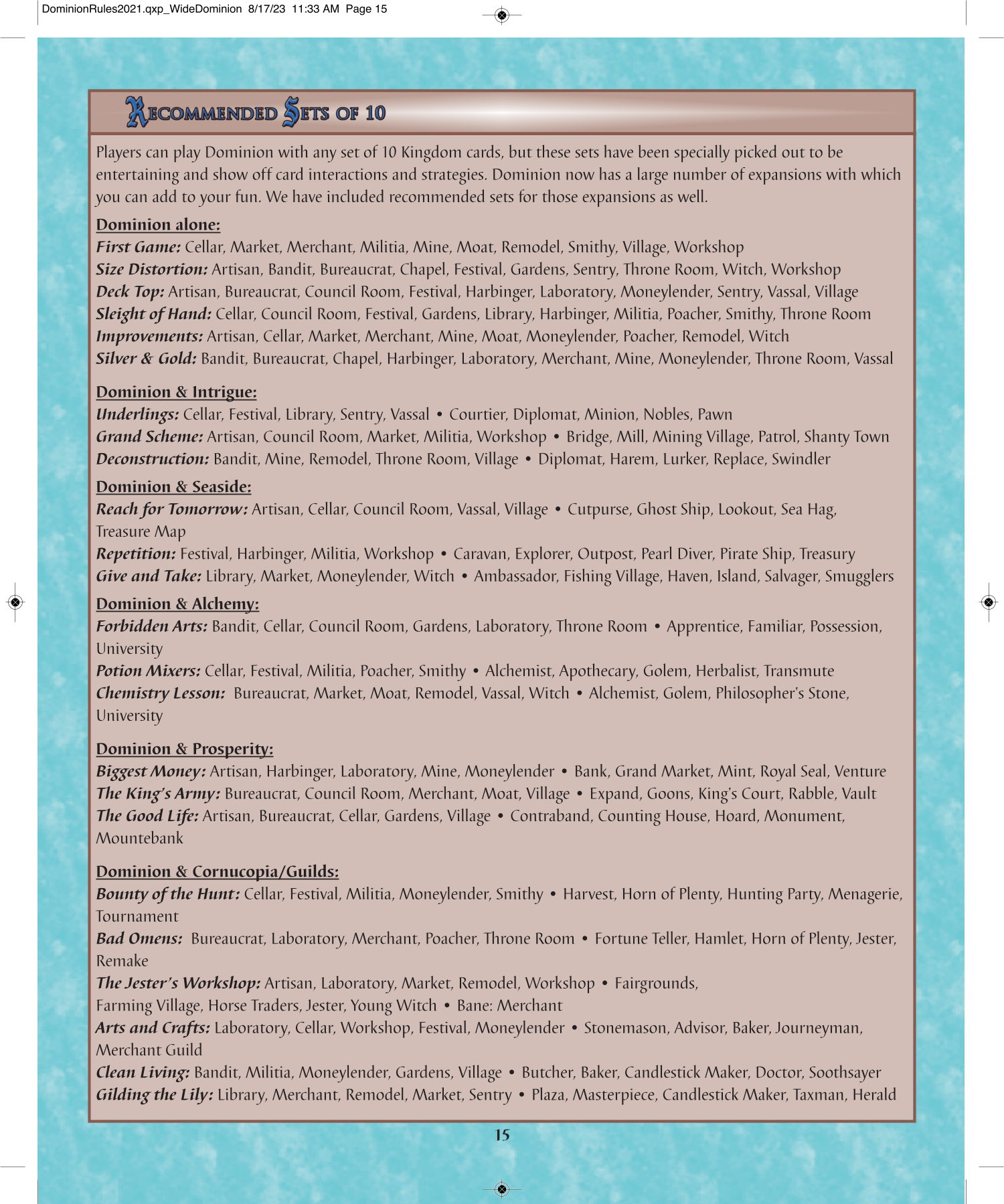 Rulebook page 15