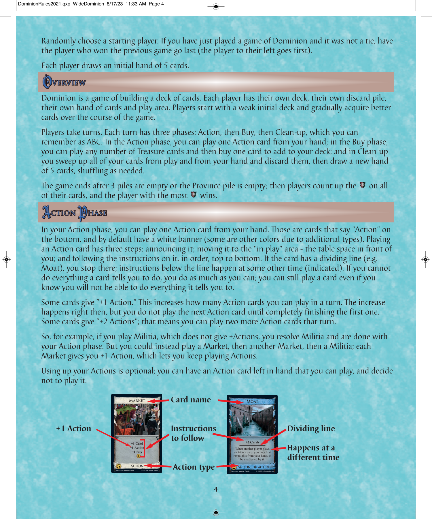 Rulebook page 4