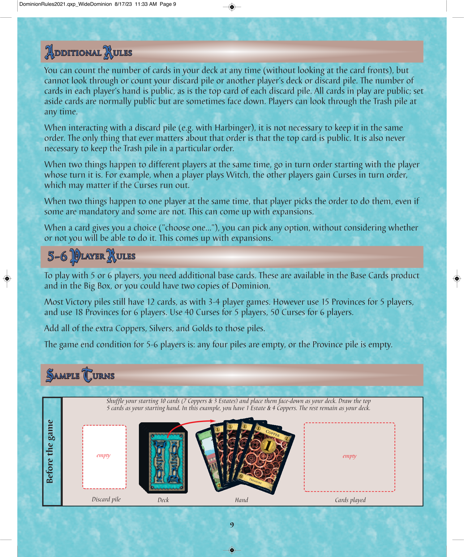 Rulebook page 9