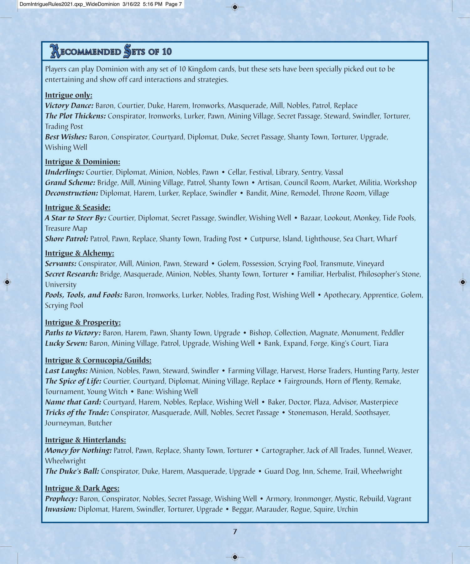 Rulebook page 7