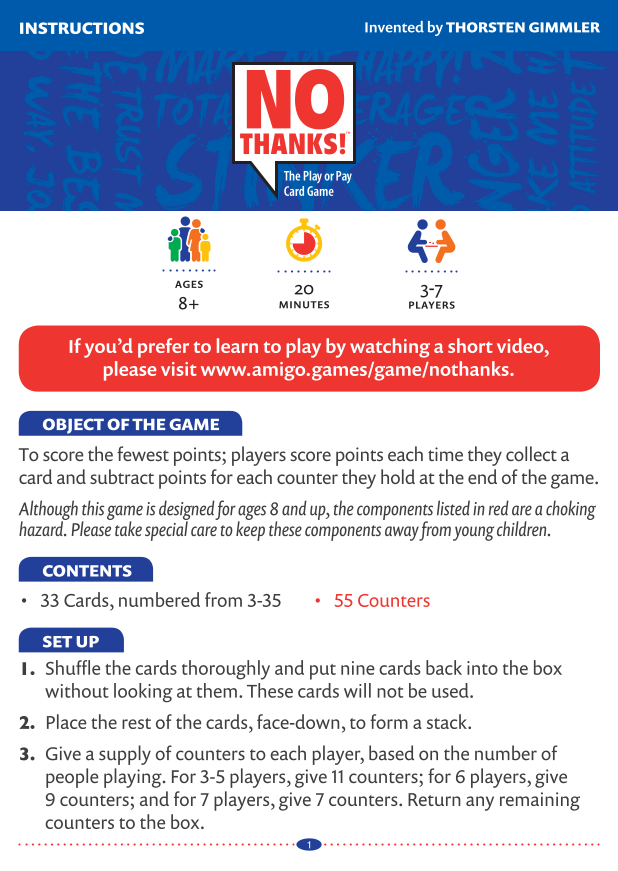 Rulebook page 1