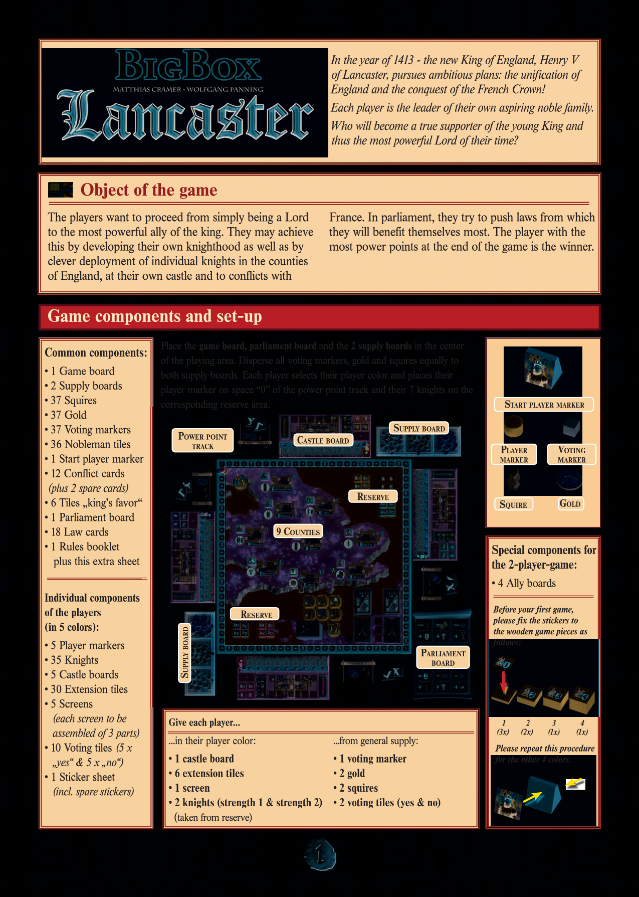 Rulebook page 1