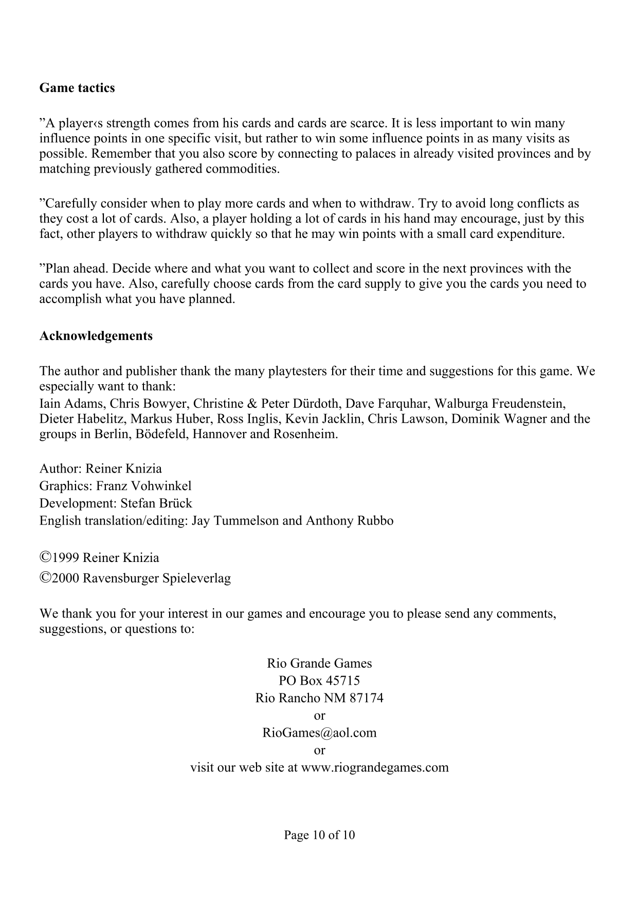 Rulebook page 10