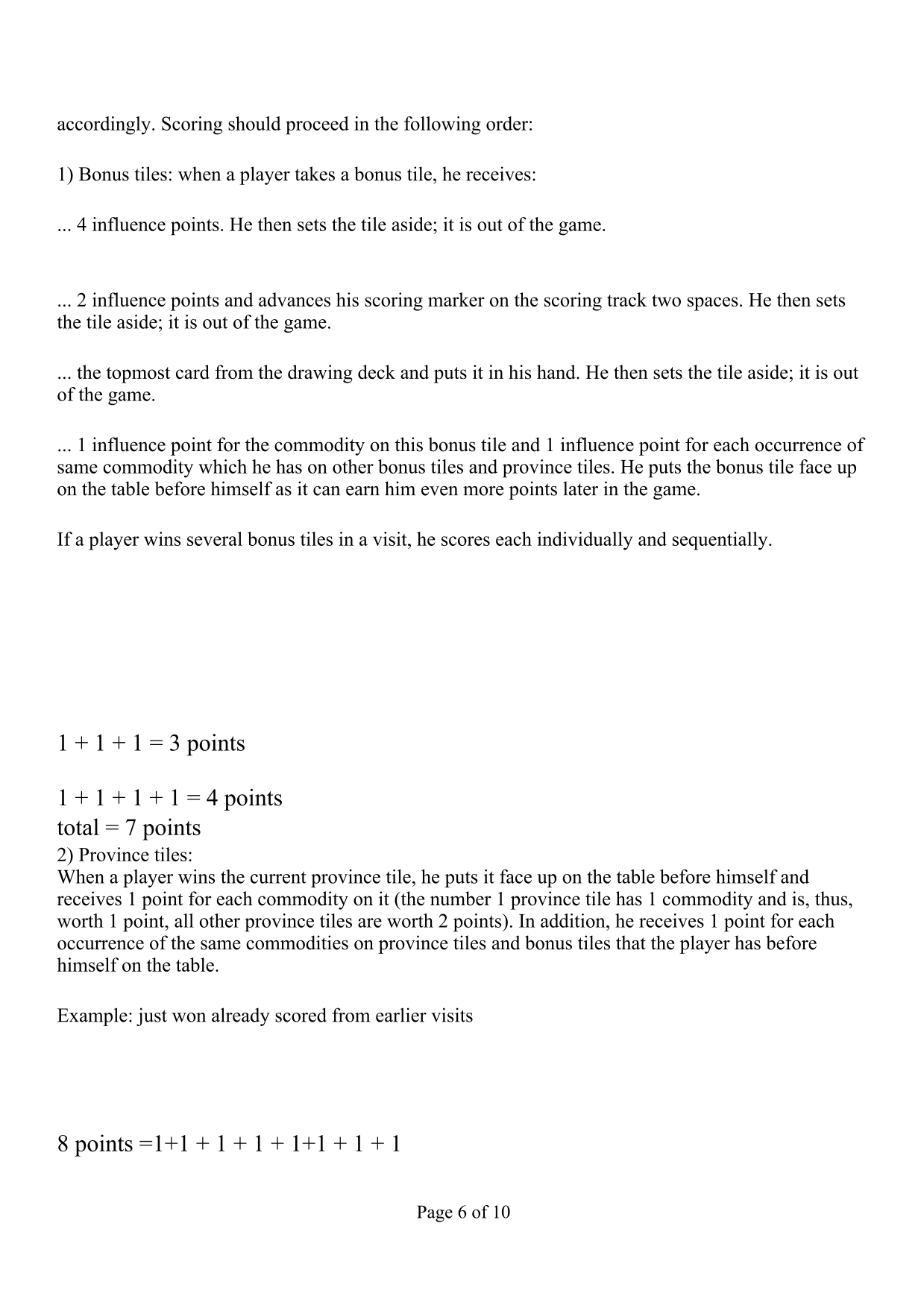 Rulebook page 6