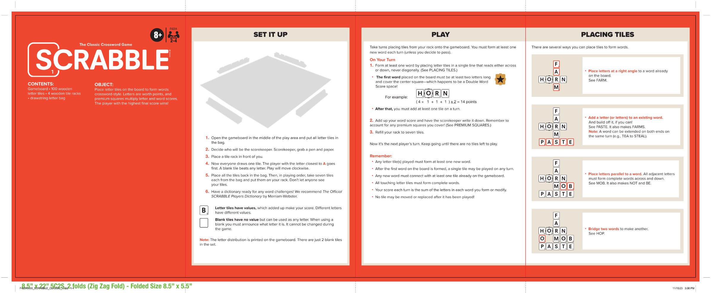Rulebook page 1