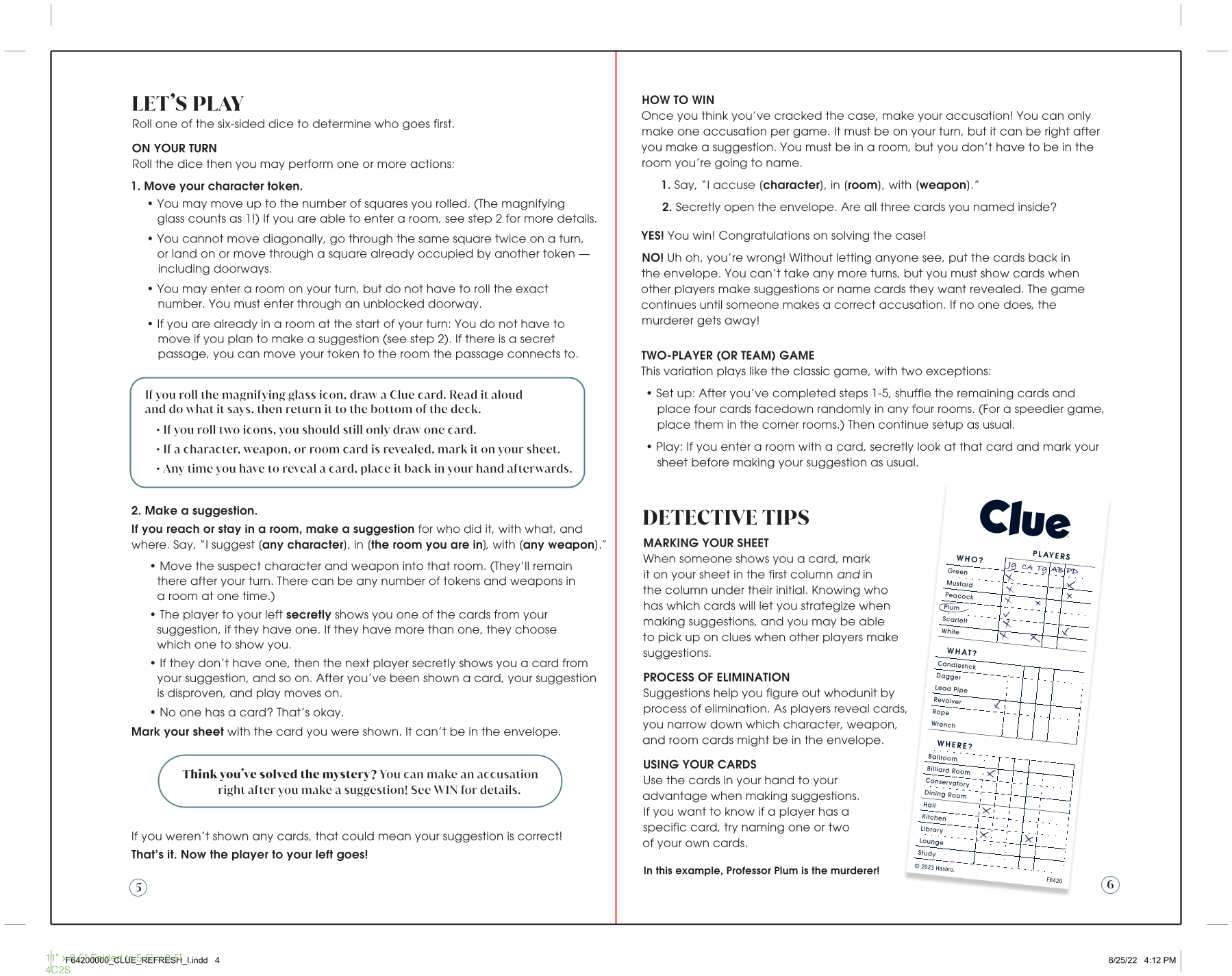 Rulebook page 4