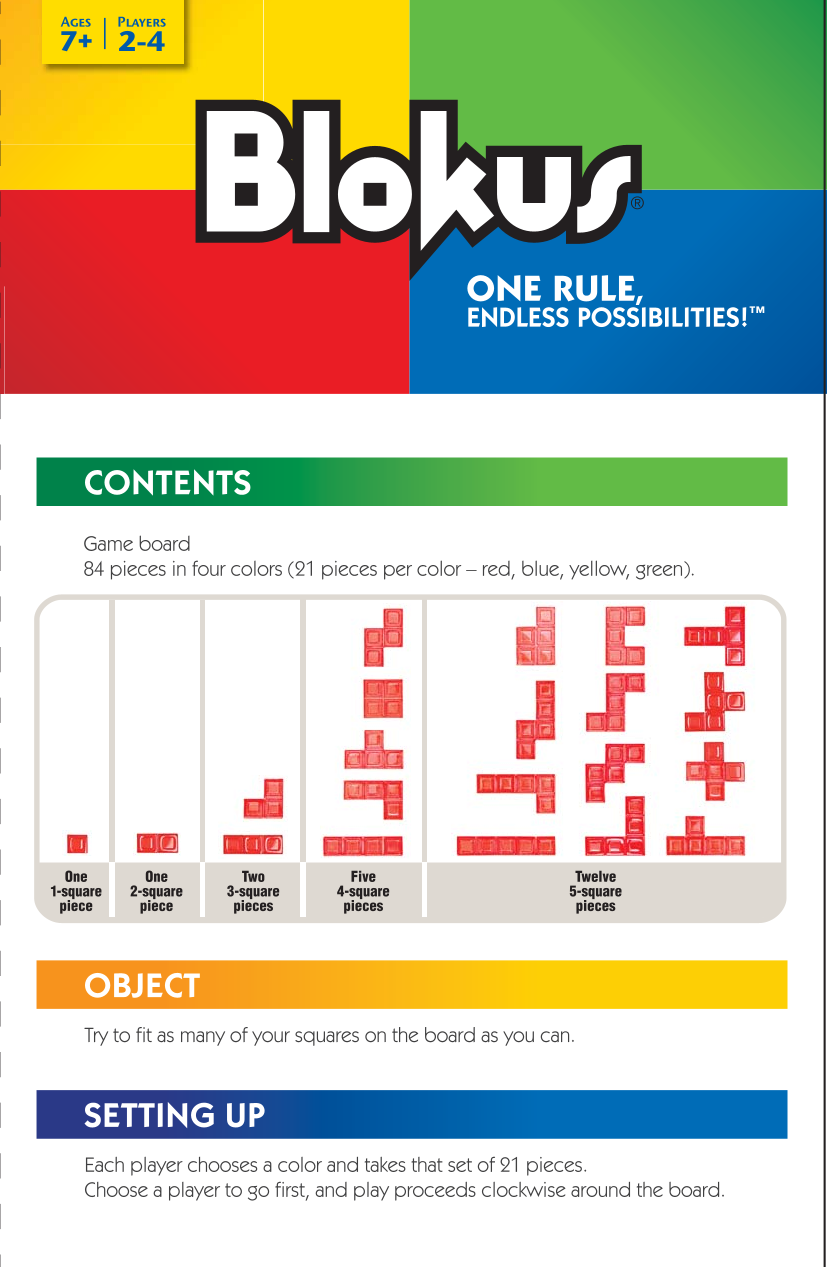 Rulebook page 1