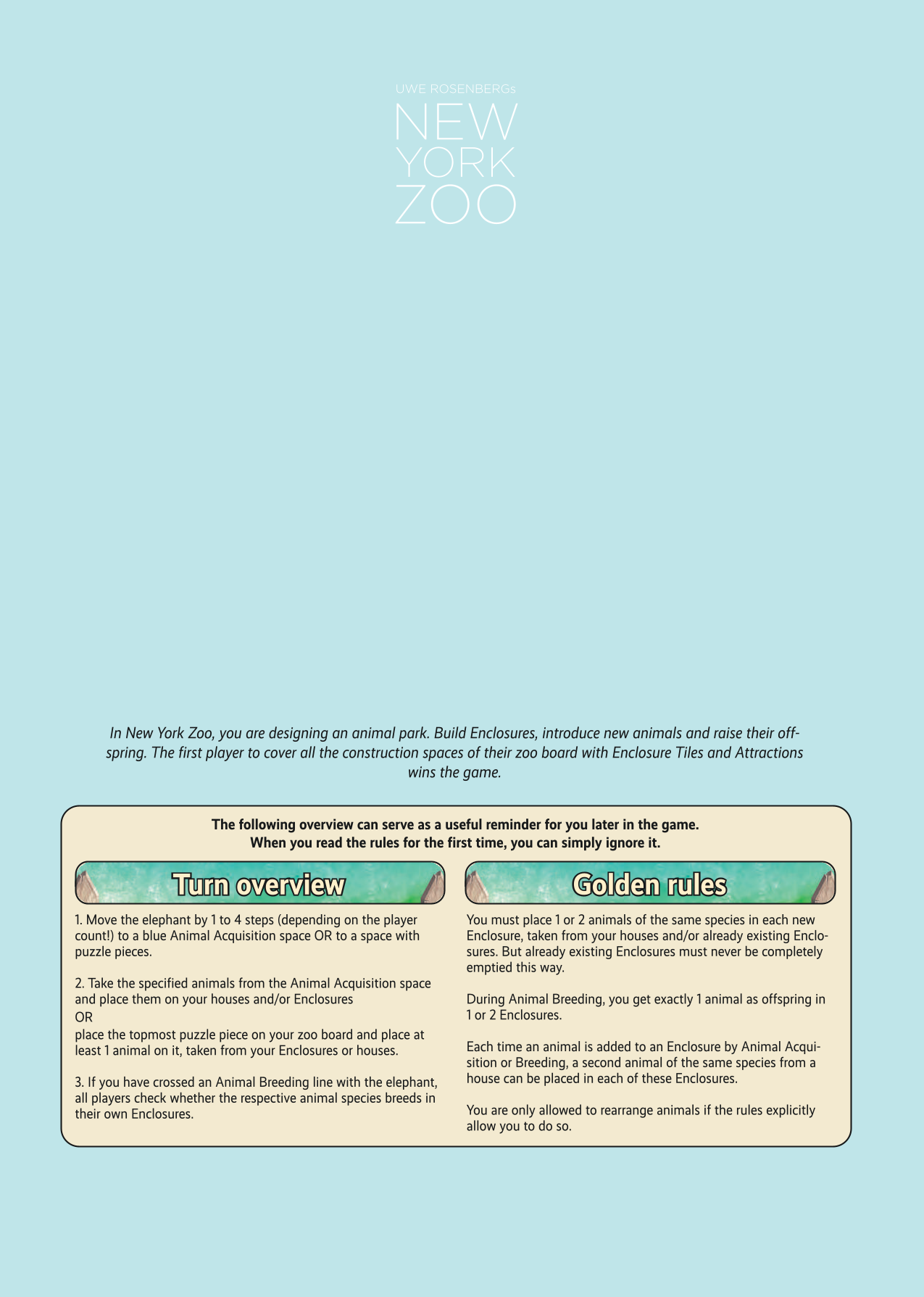 Rulebook page 1