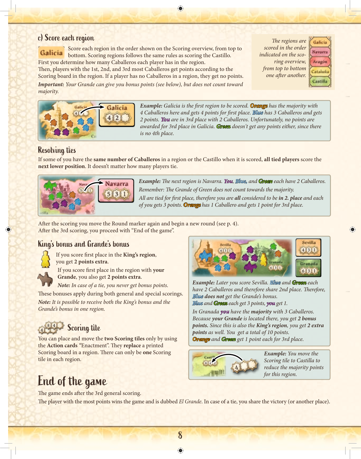 Rulebook page 8