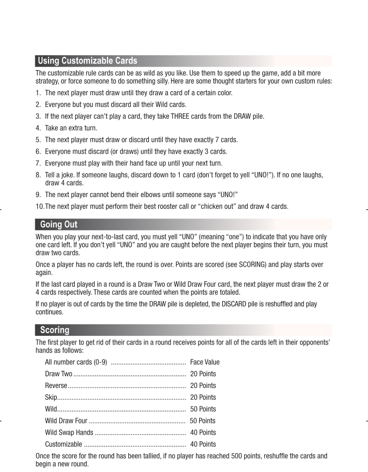 Rulebook page 3