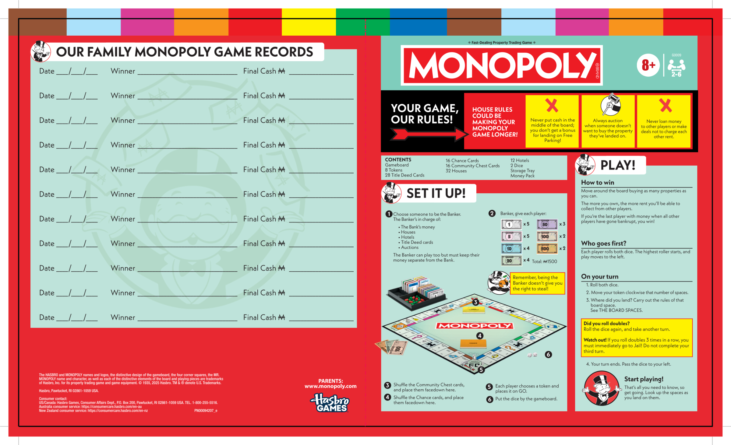 Rulebook page 1