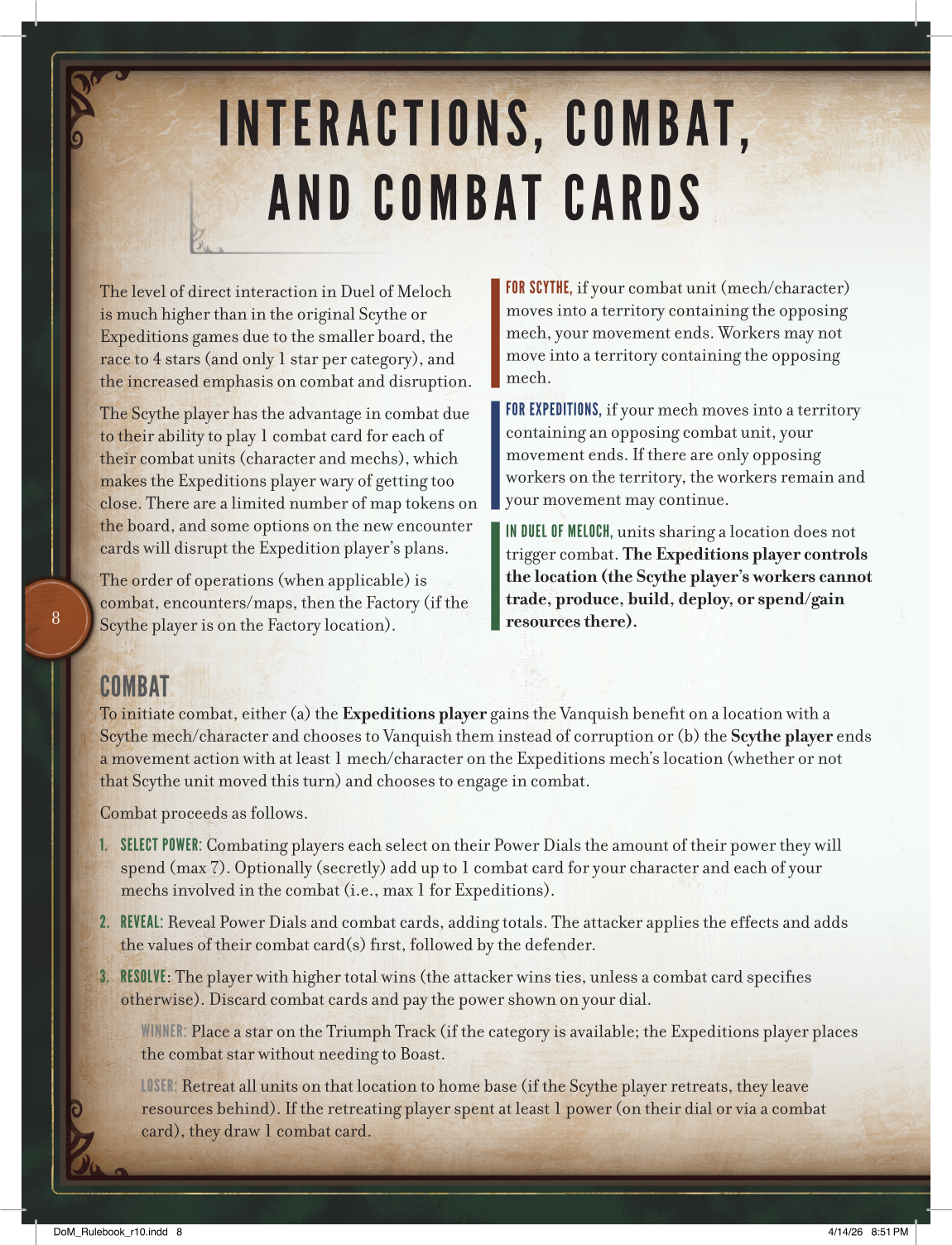 Rulebook page 8