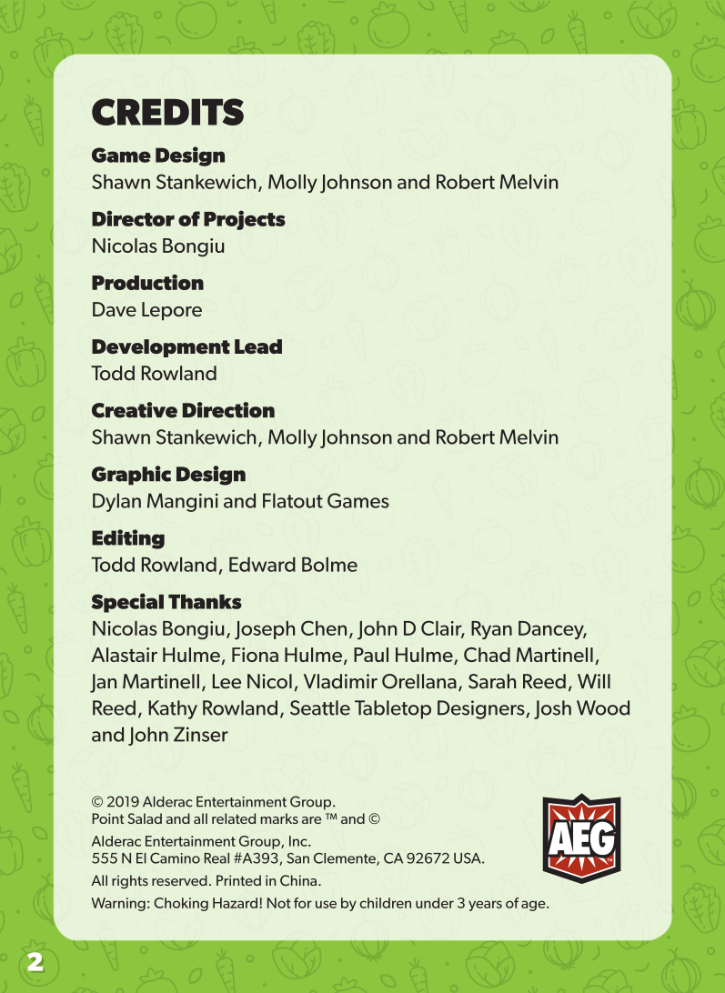 Rulebook page 2