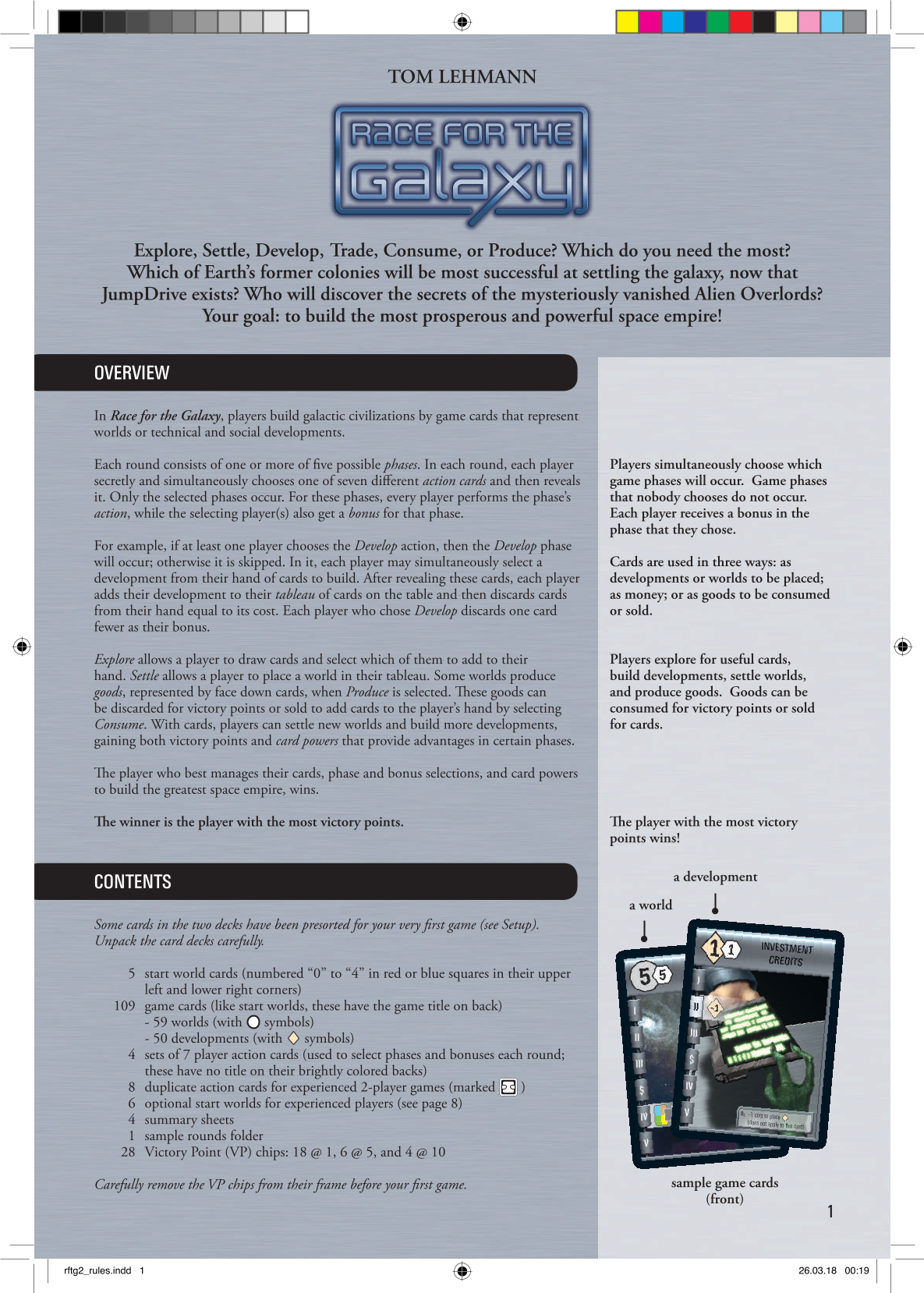 Rulebook page 1