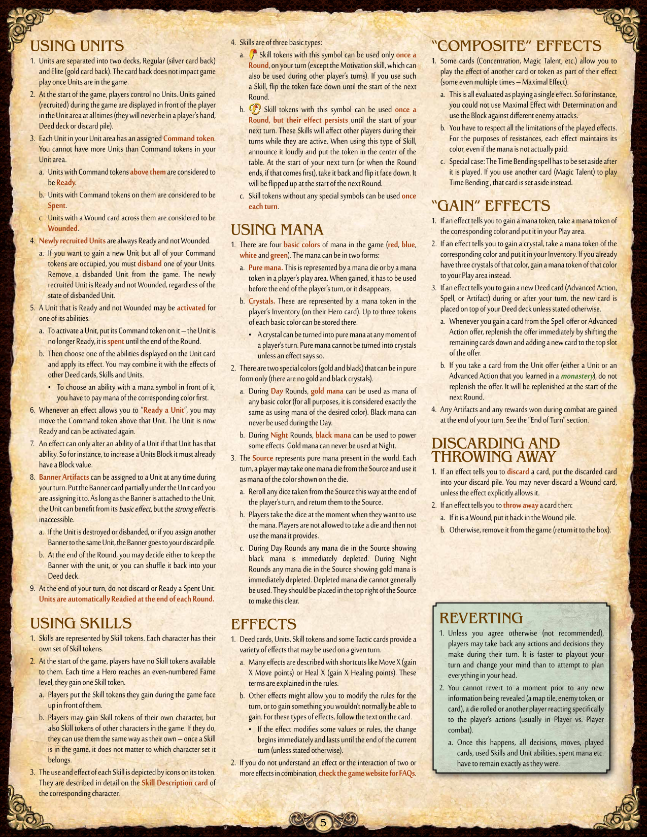 Rulebook page 5