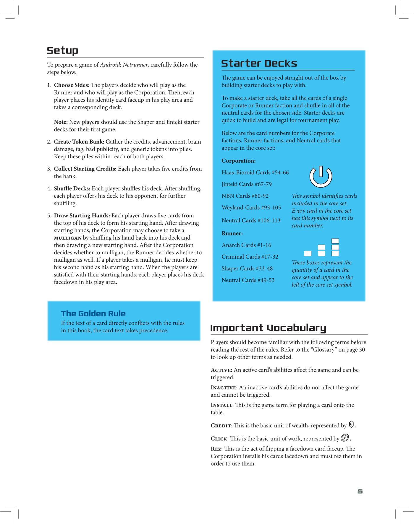 Rulebook page 5