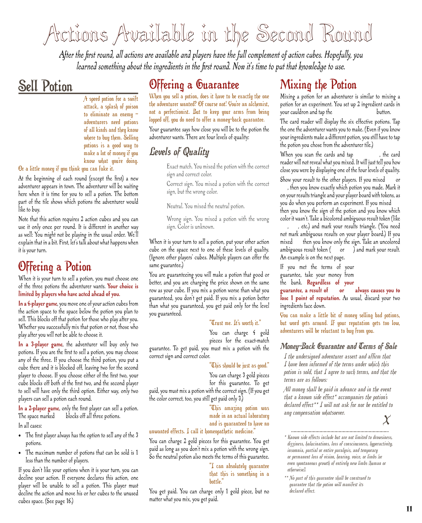 Rulebook page 11