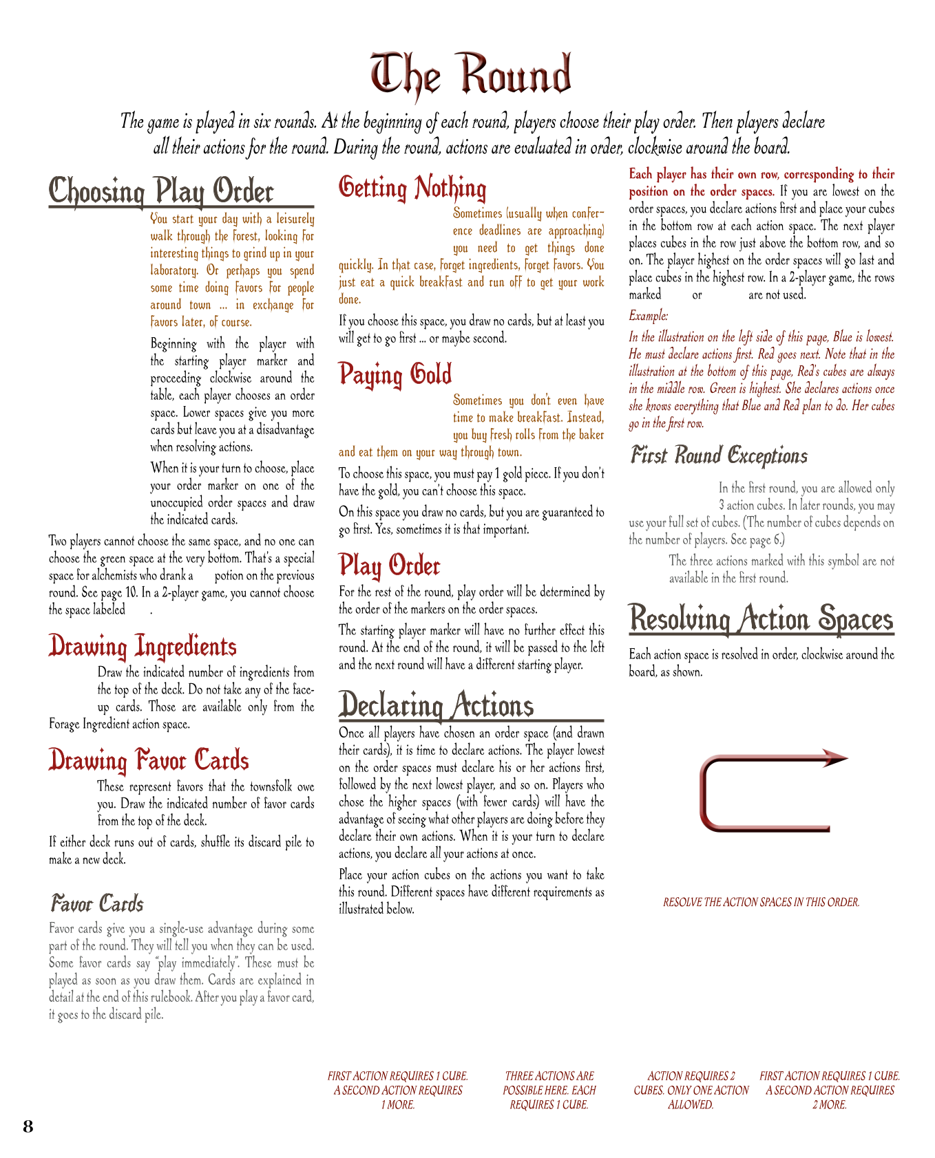 Rulebook page 8