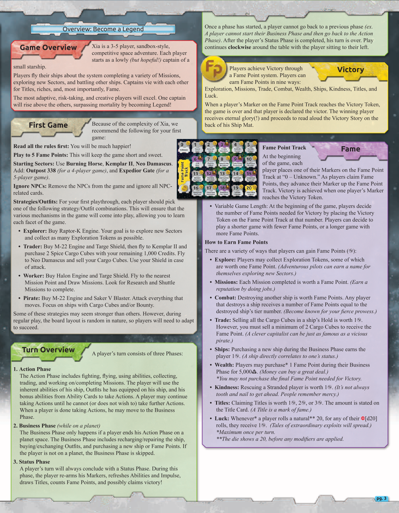 Rulebook page 3