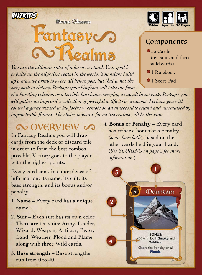 Rulebook page 1