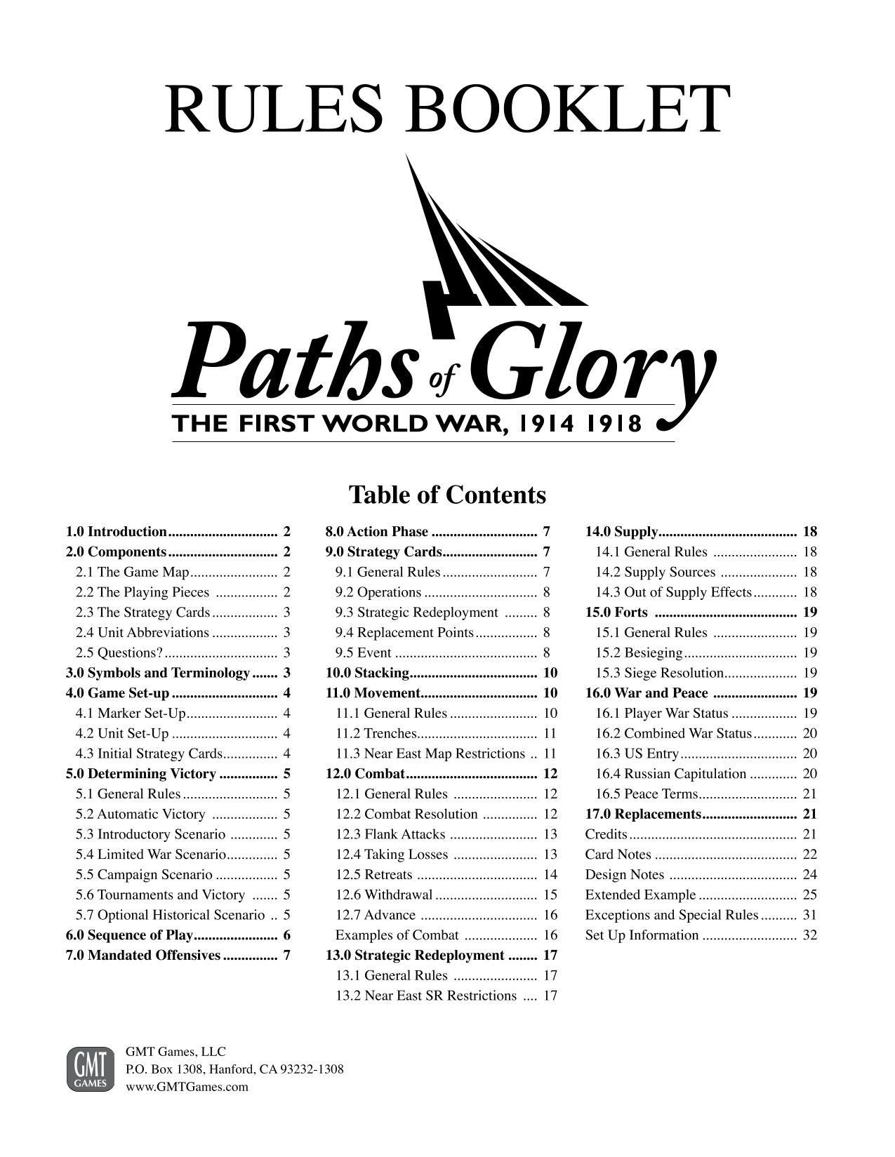 Rulebook page 1
