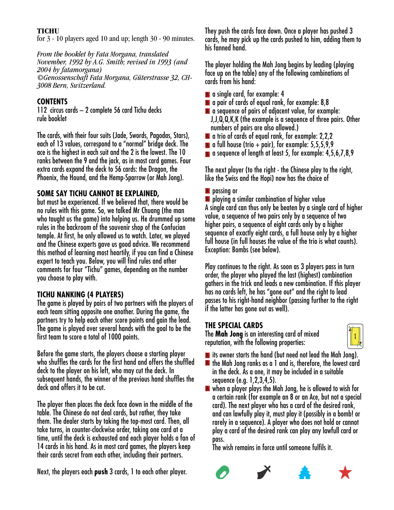 Rulebook page 1