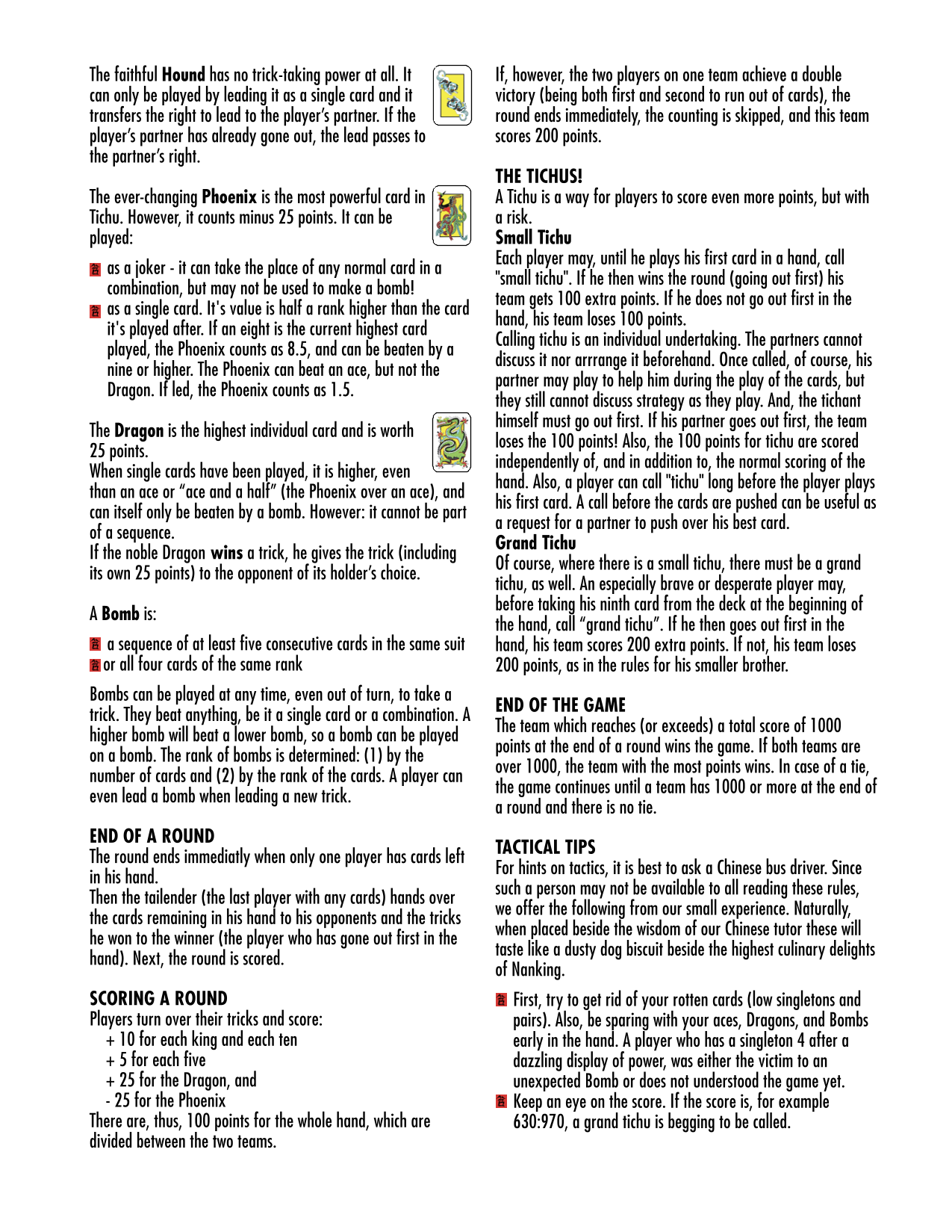 Rulebook page 2