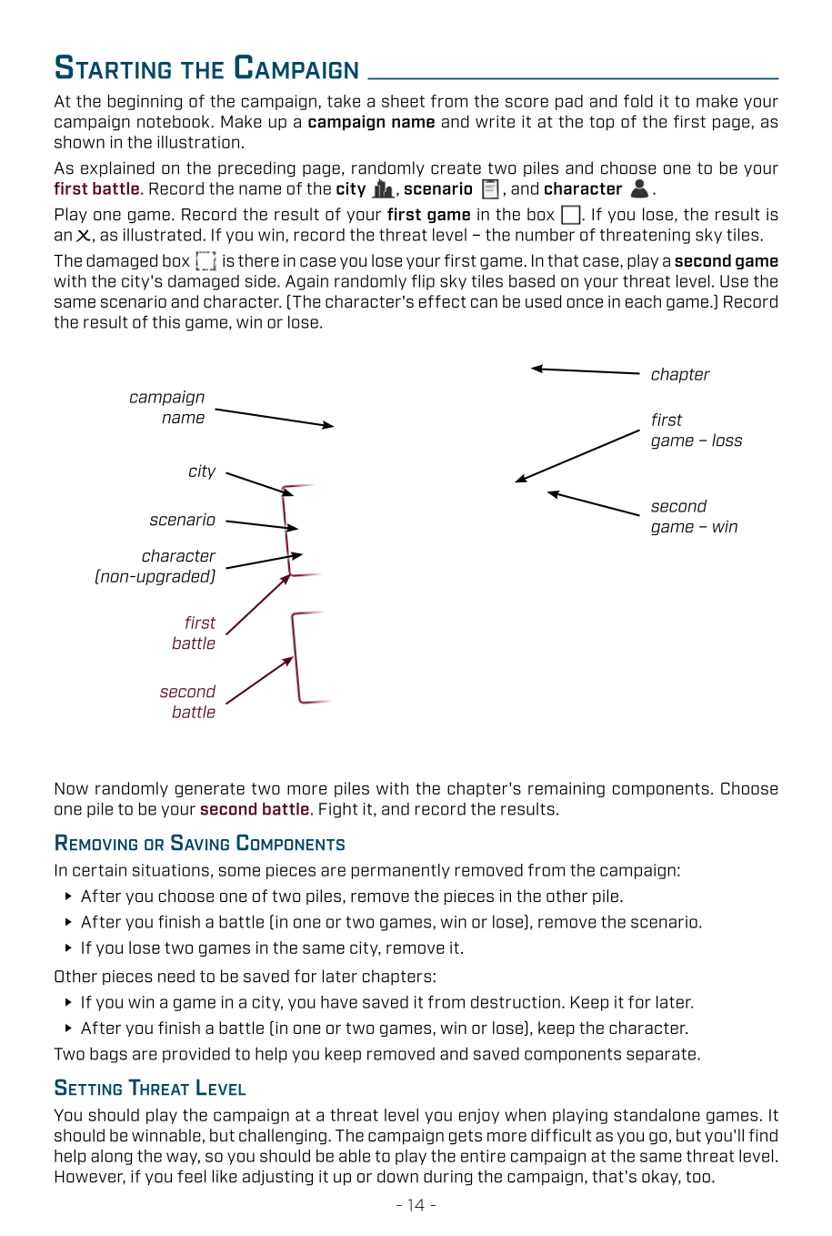 Rulebook page 14