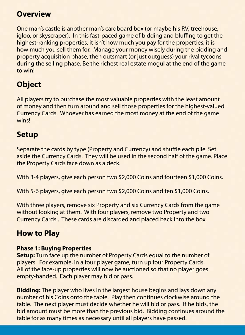 Rulebook page 3