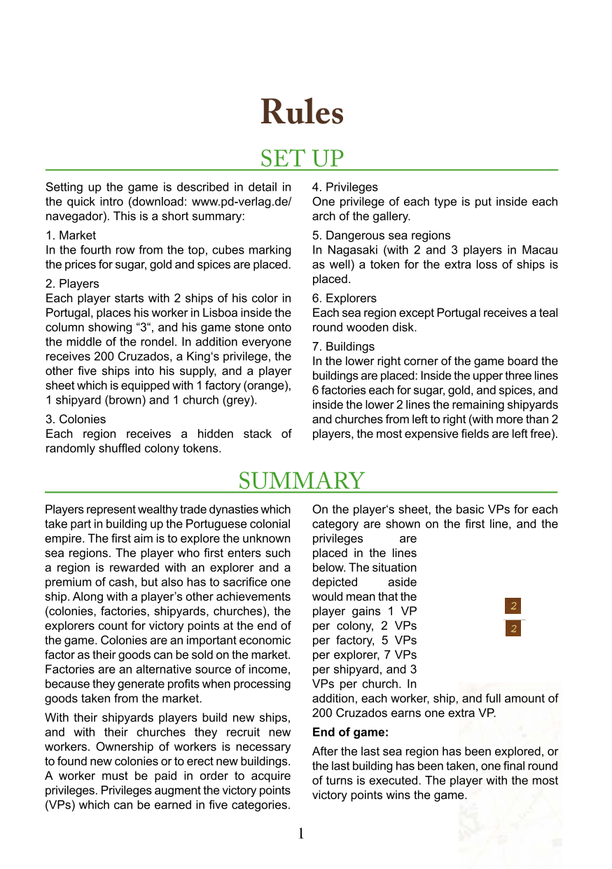 Rulebook page 3
