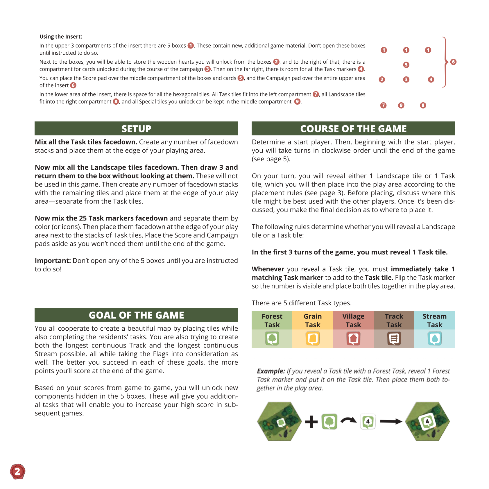 Rulebook page 2