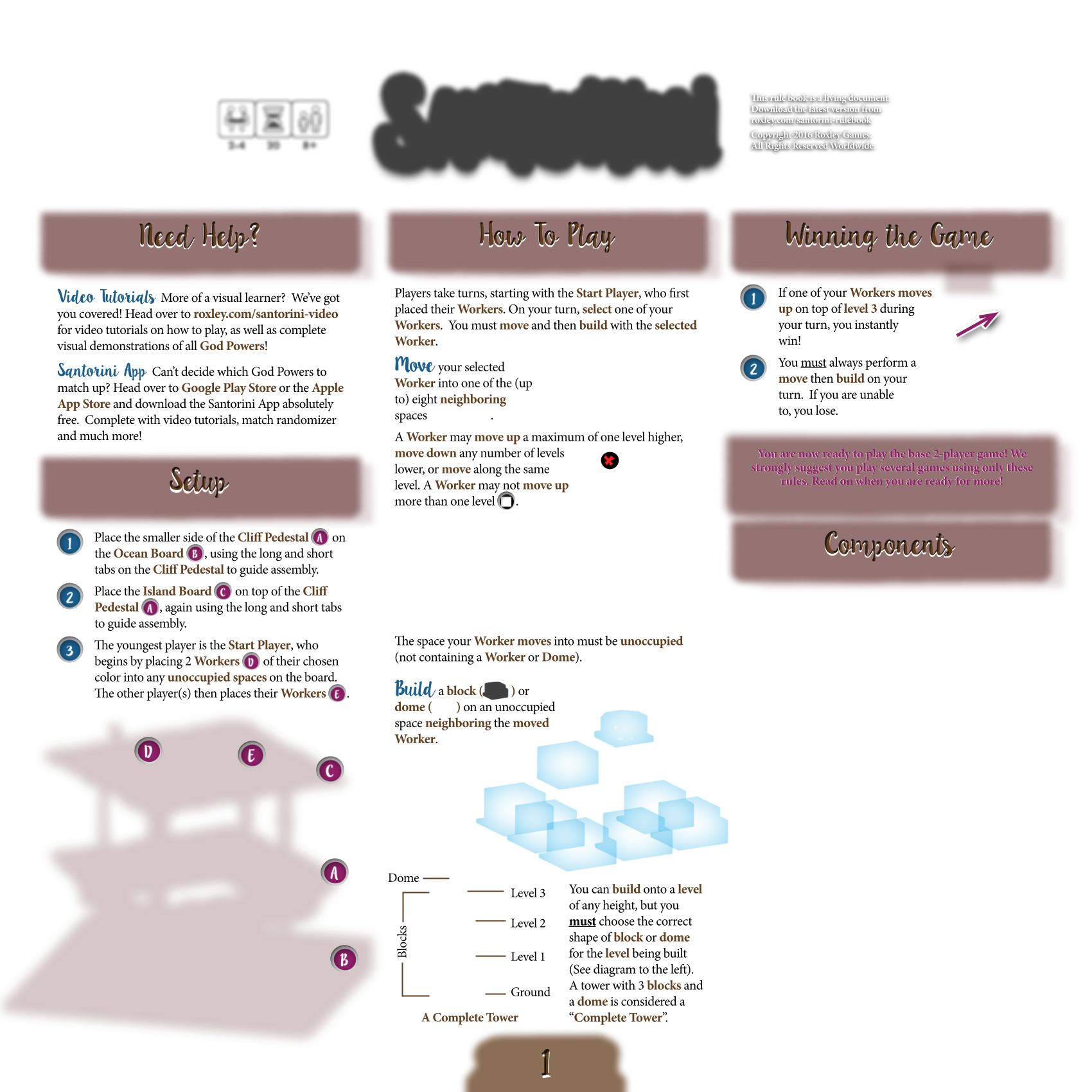 Rulebook page 1