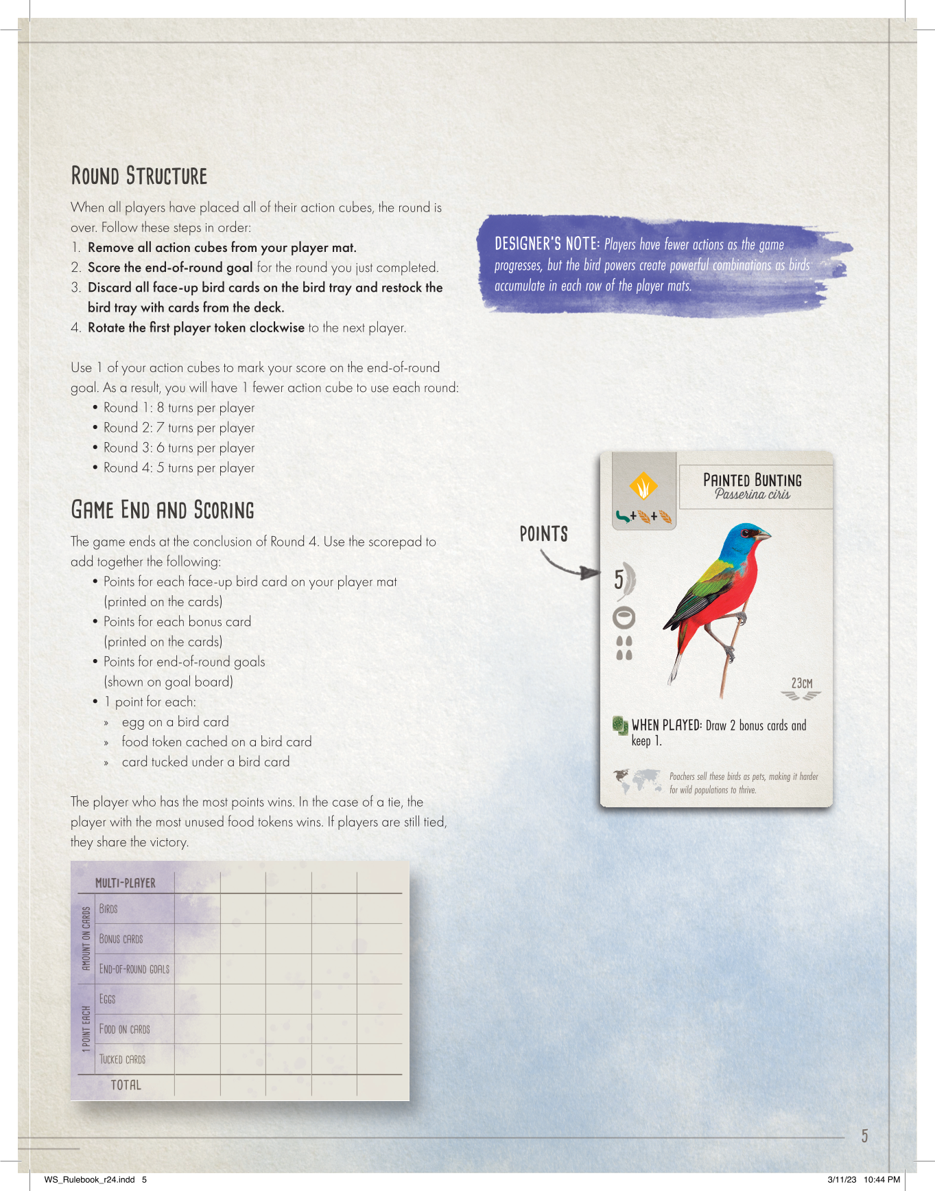 Rulebook page 5