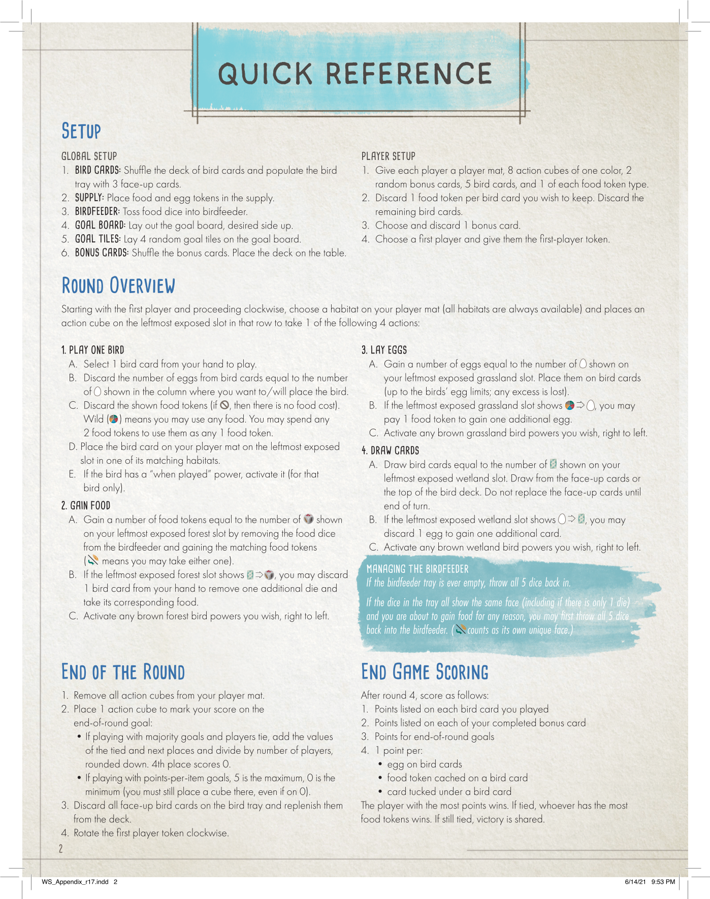Rulebook page 2