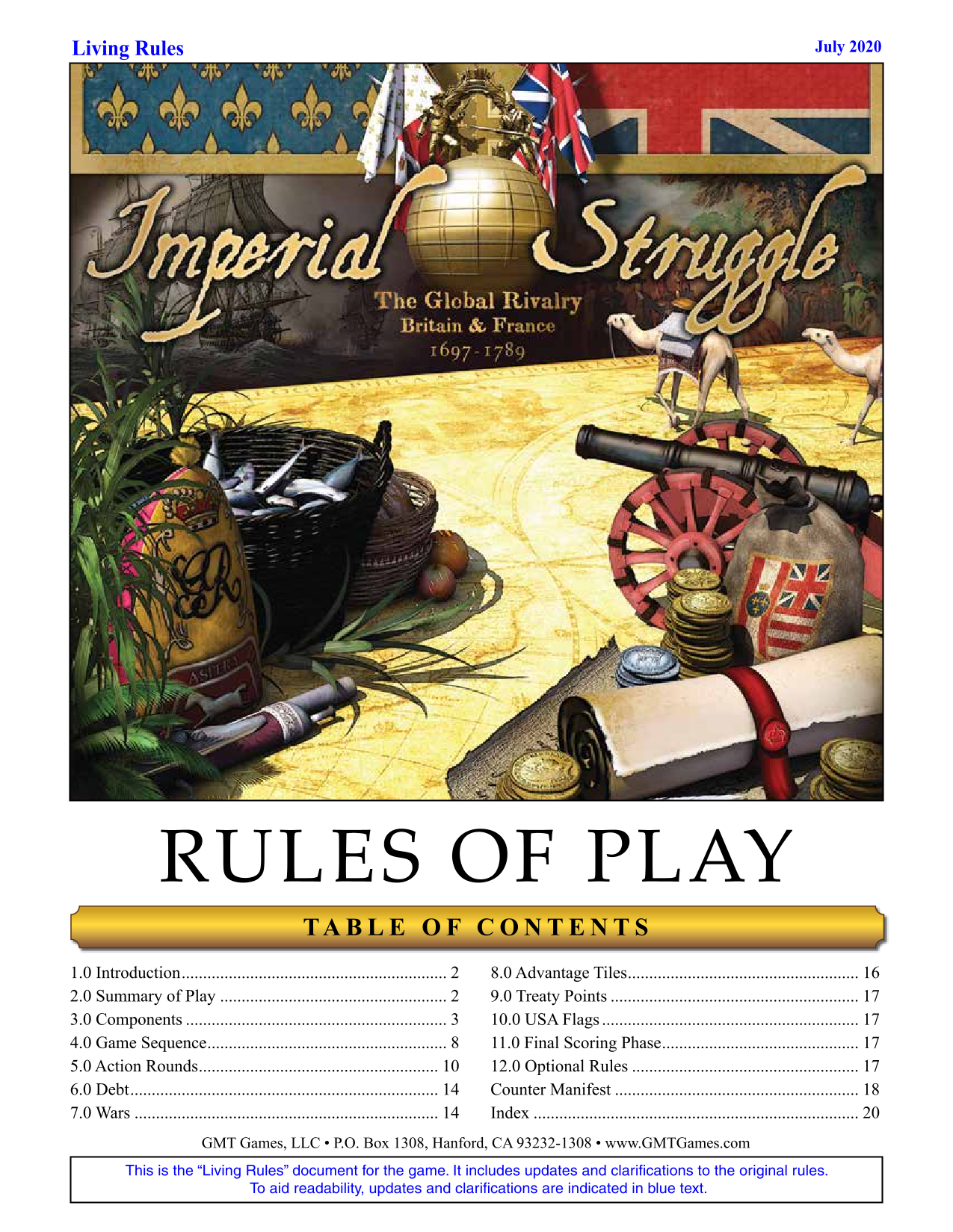 Rulebook page 1