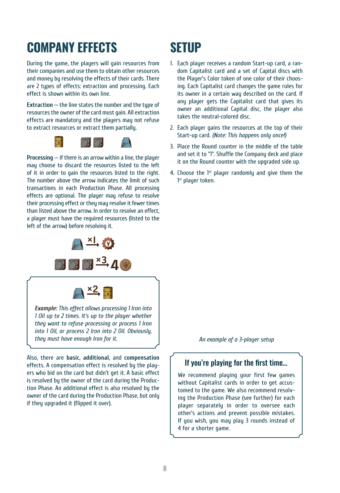 Rulebook page 3