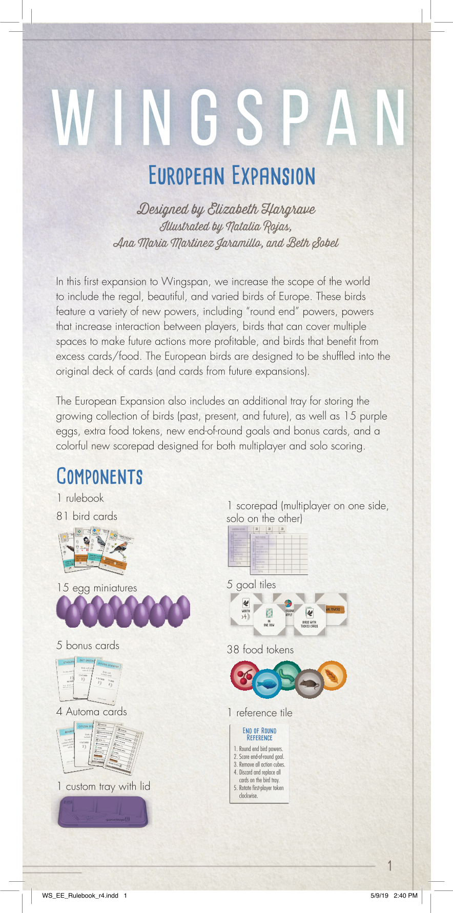 Rulebook page 1