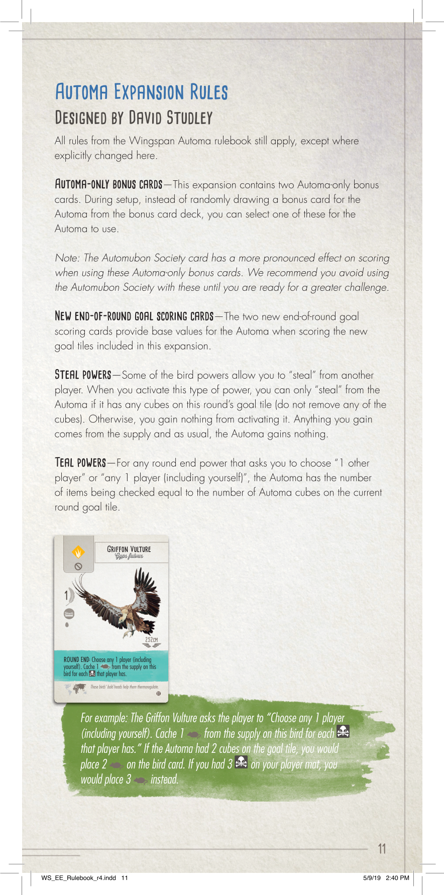 Rulebook page 11