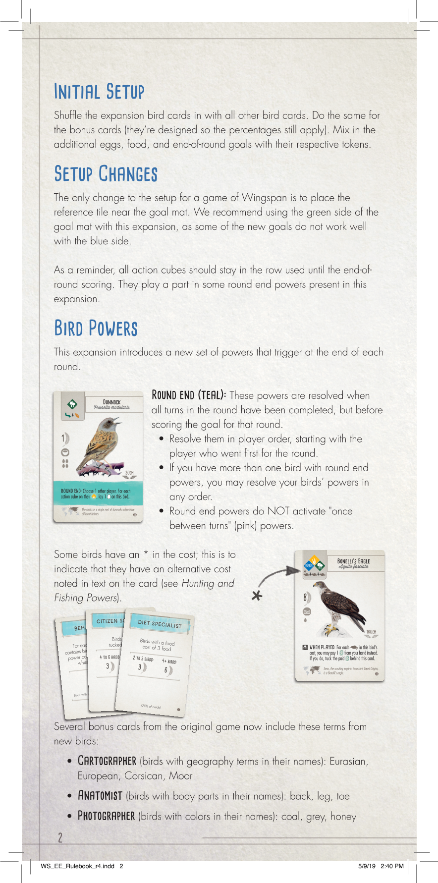 Rulebook page 2