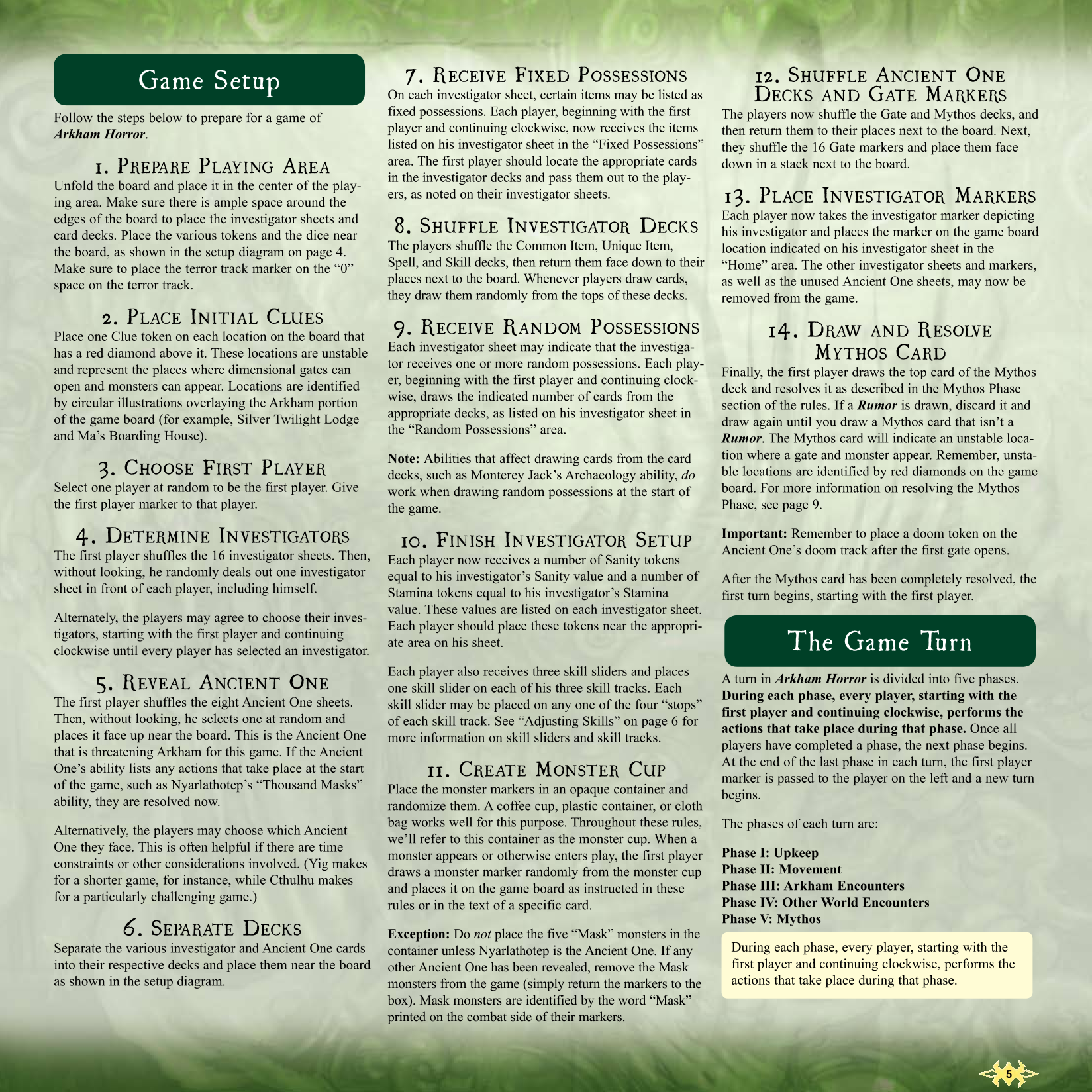 Rulebook page 5