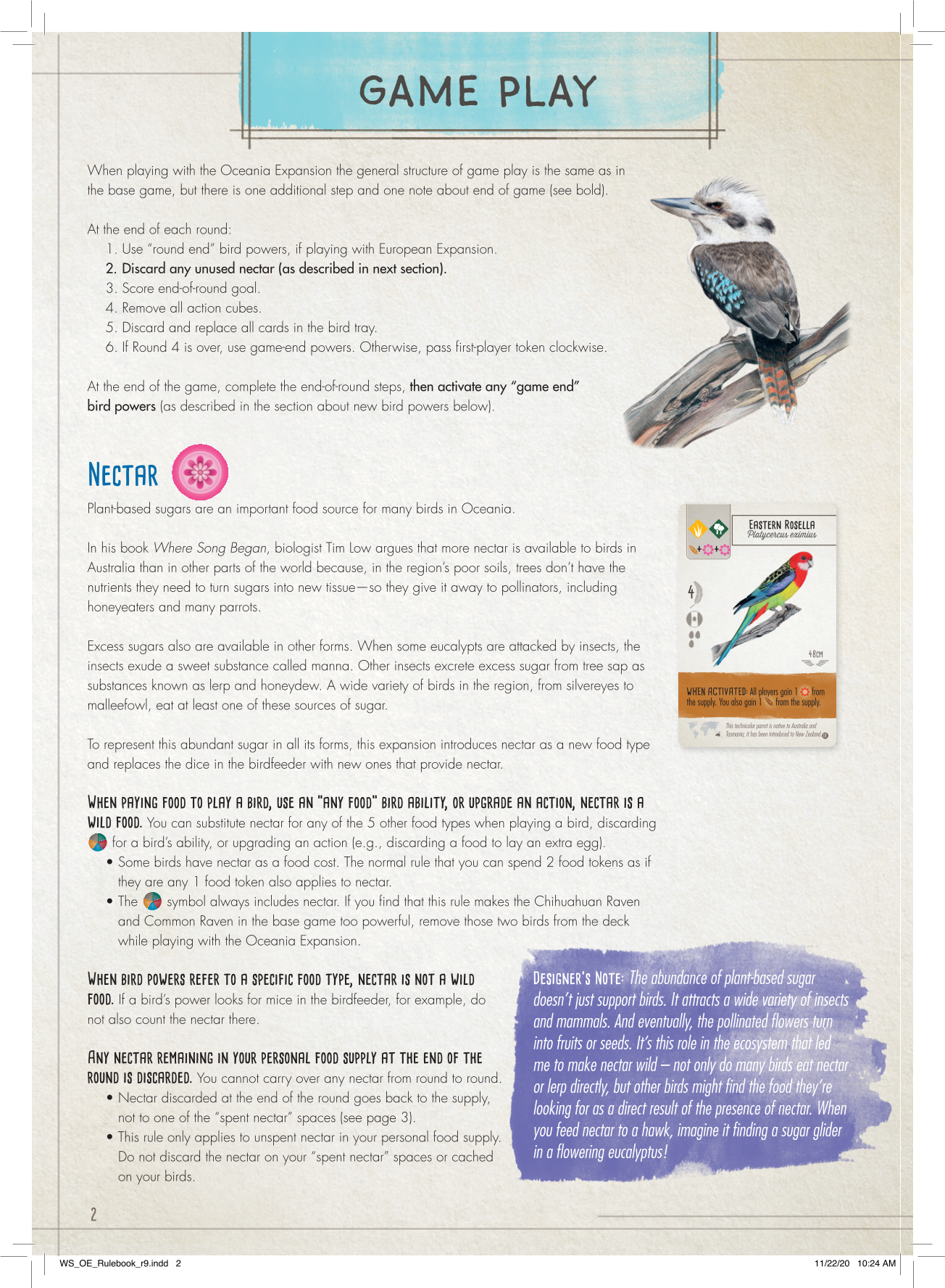 Rulebook page 2