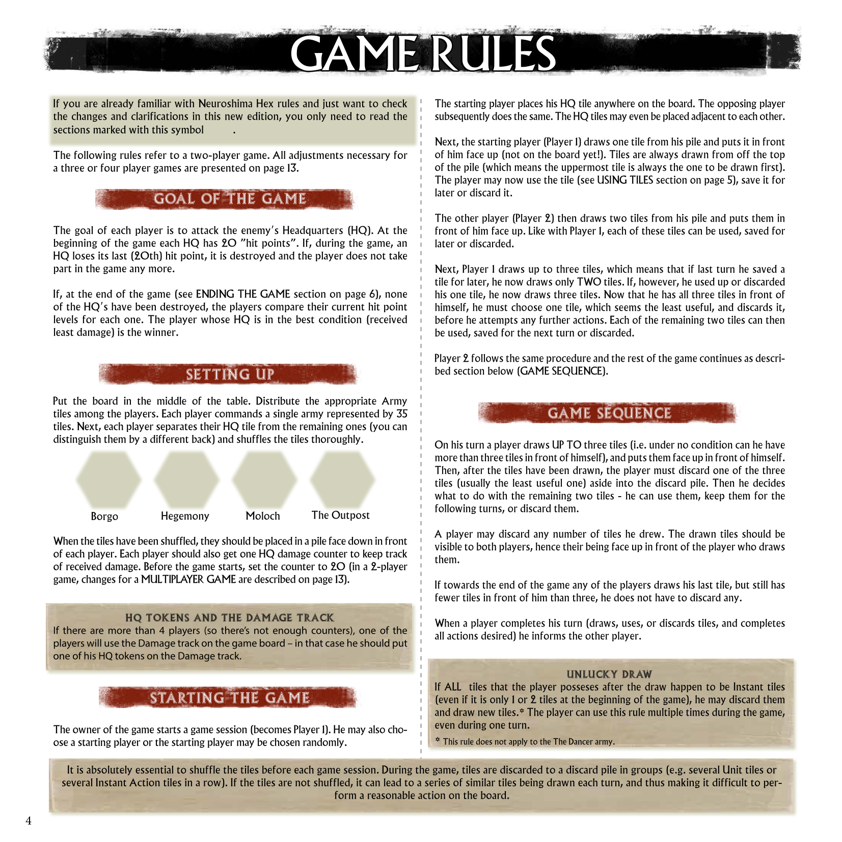 Rulebook page 4