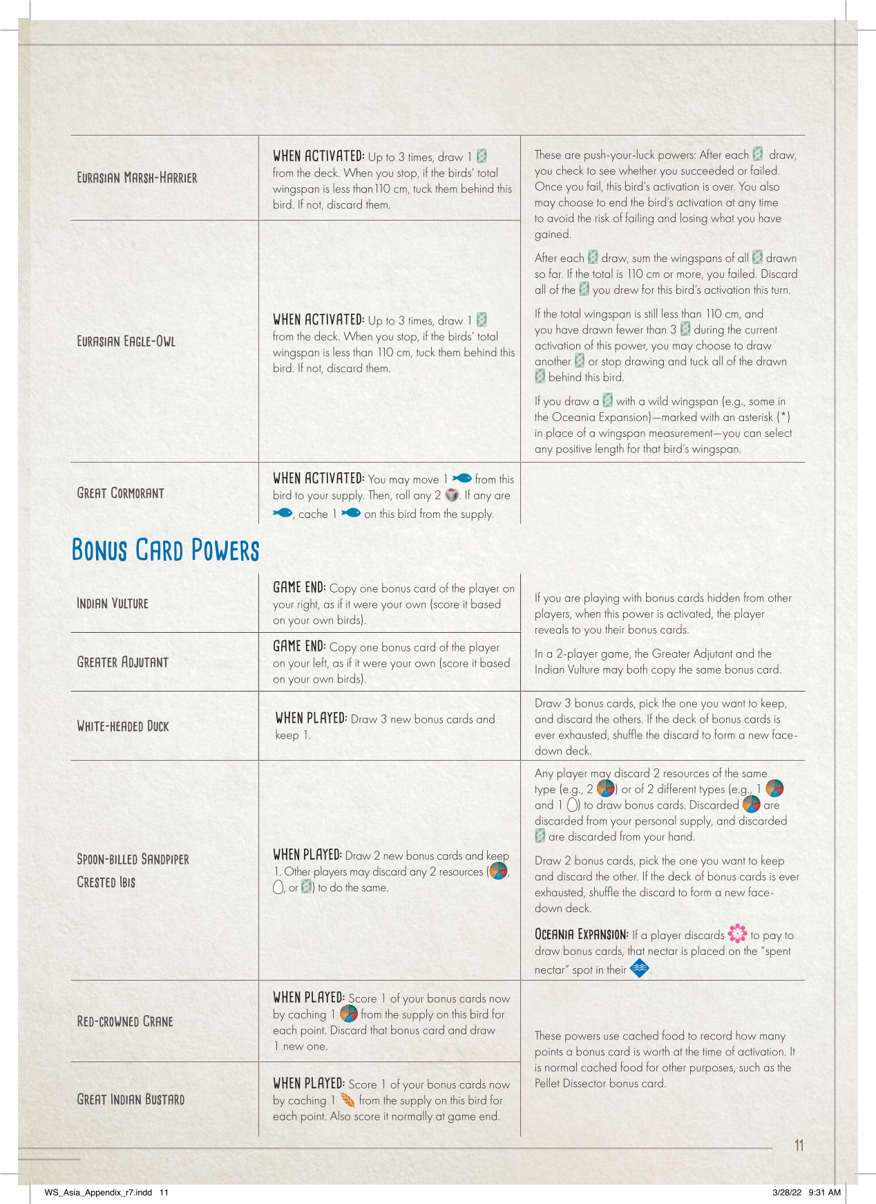 Rulebook page 11