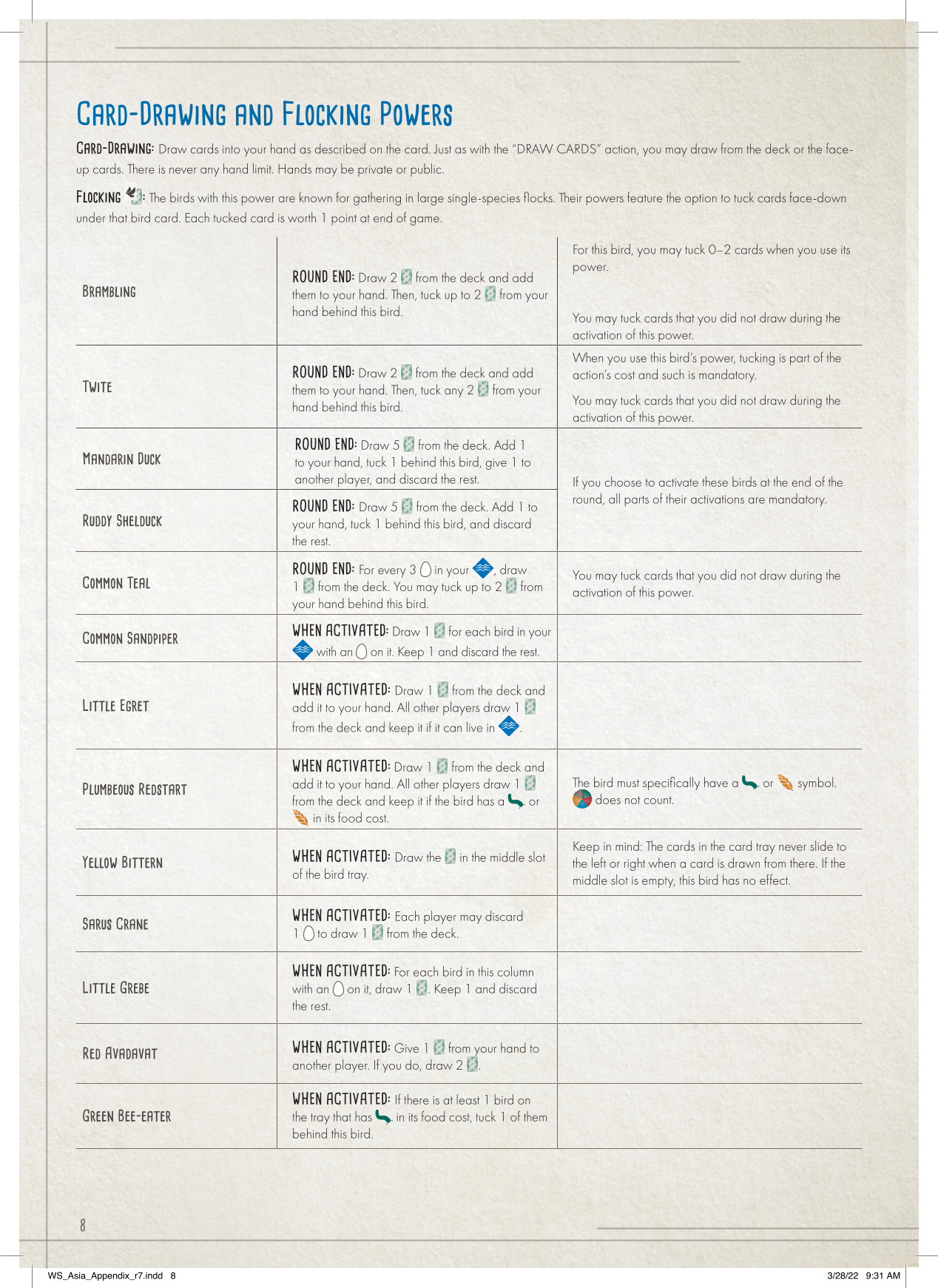 Rulebook page 8
