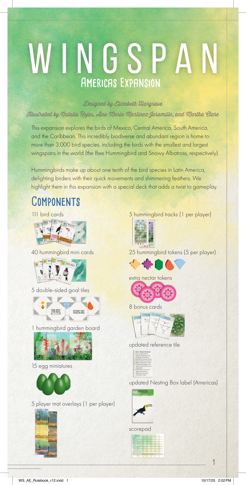 Rulebook page 1