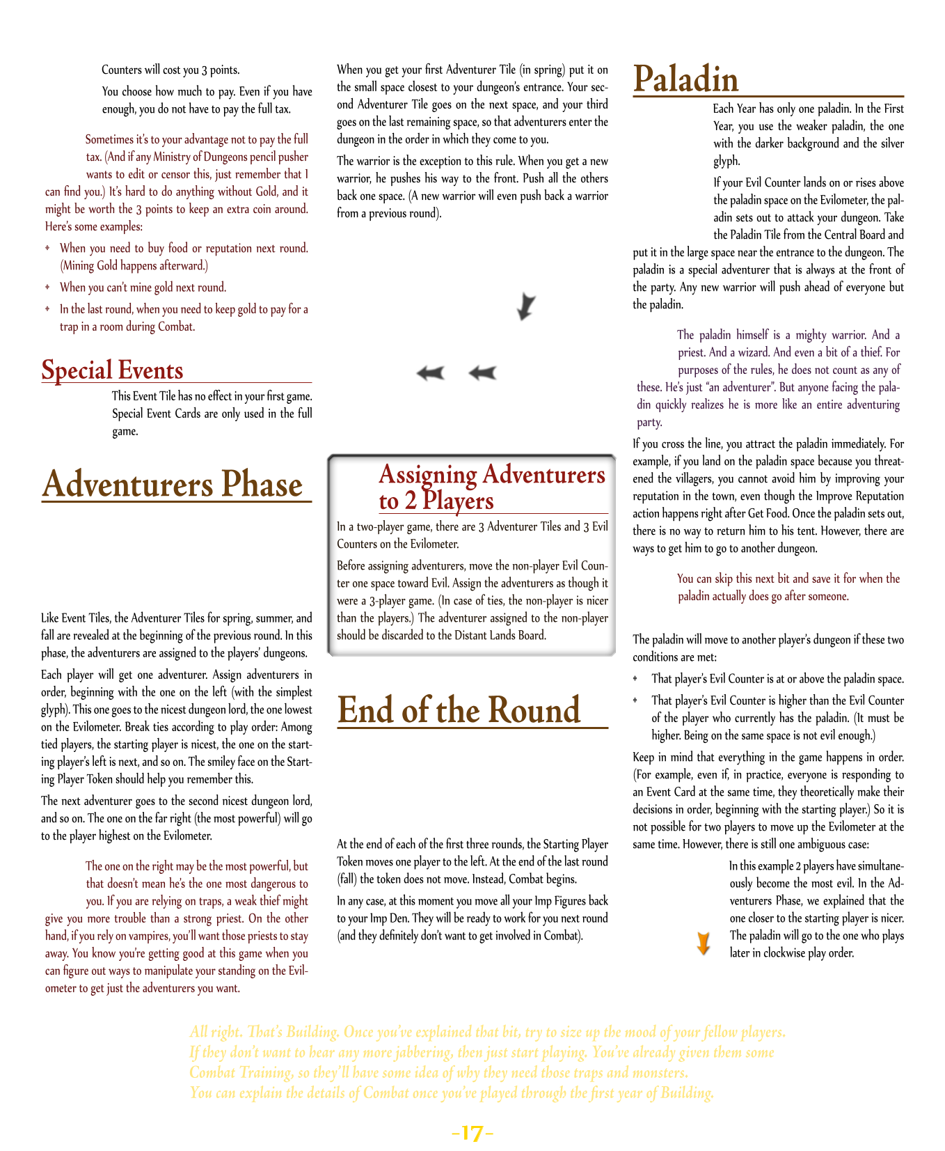 Rulebook page 17
