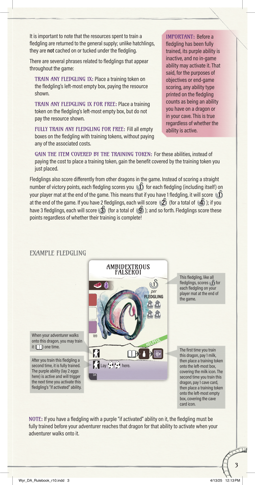 Rulebook page 3