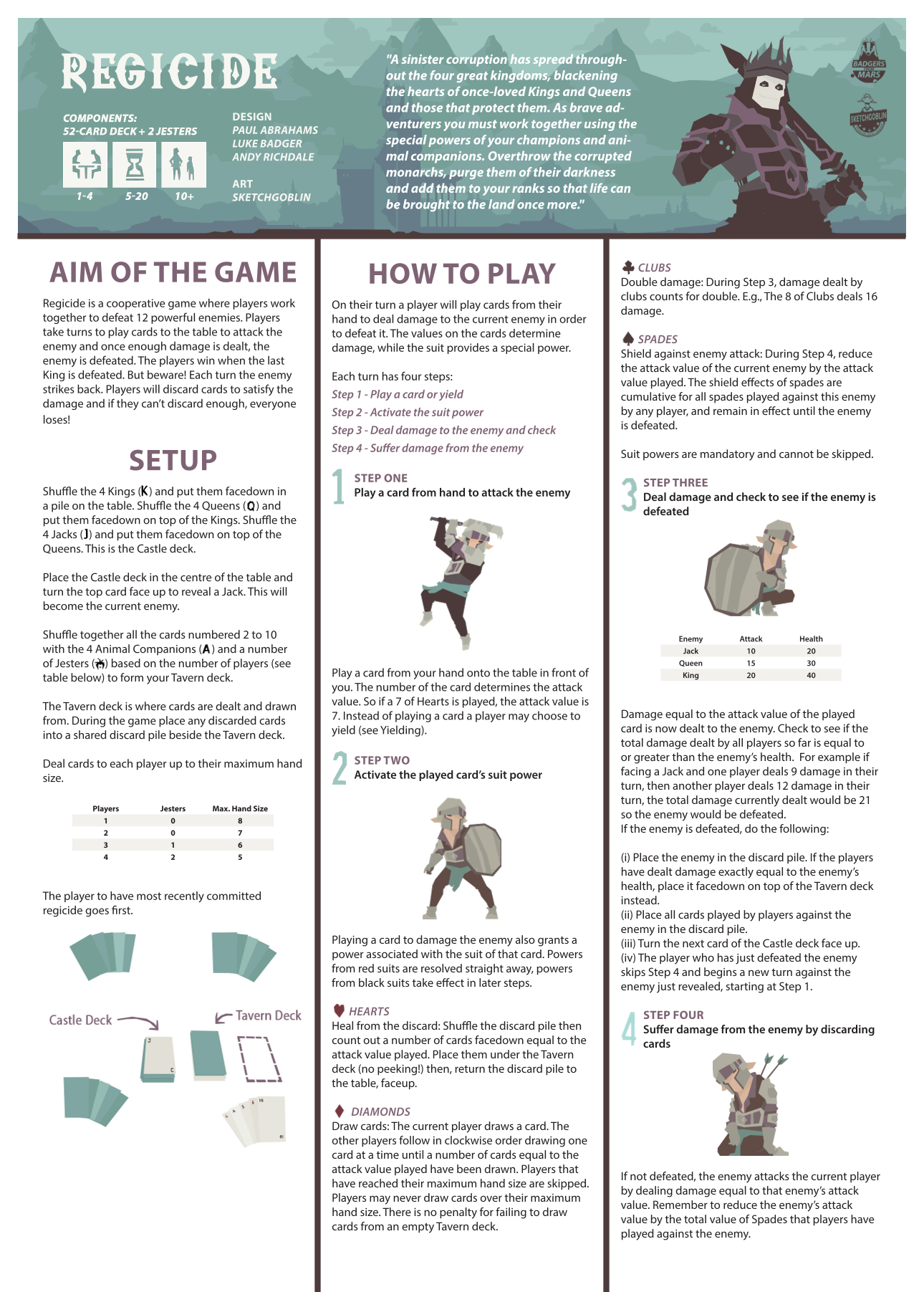 Rulebook page 1