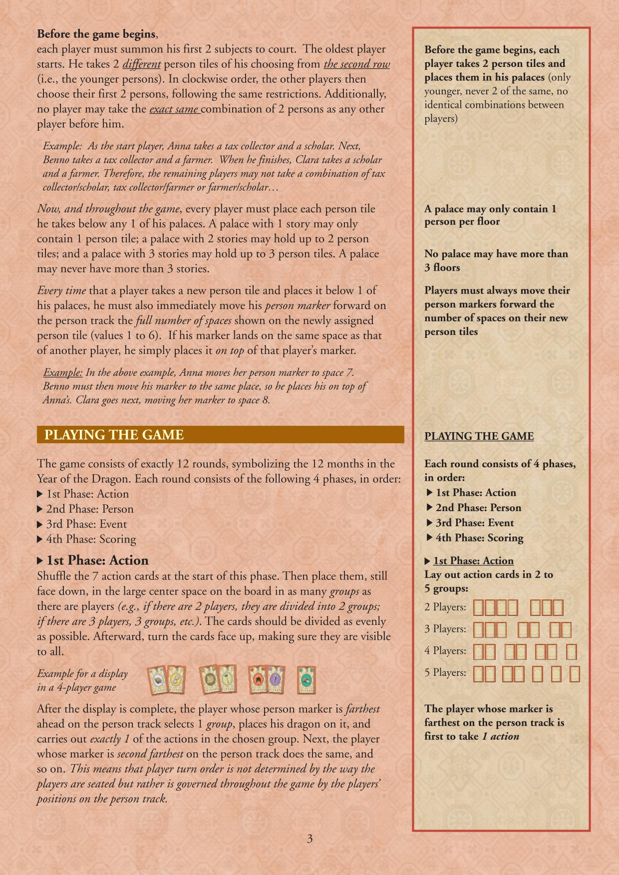 Rulebook page 3