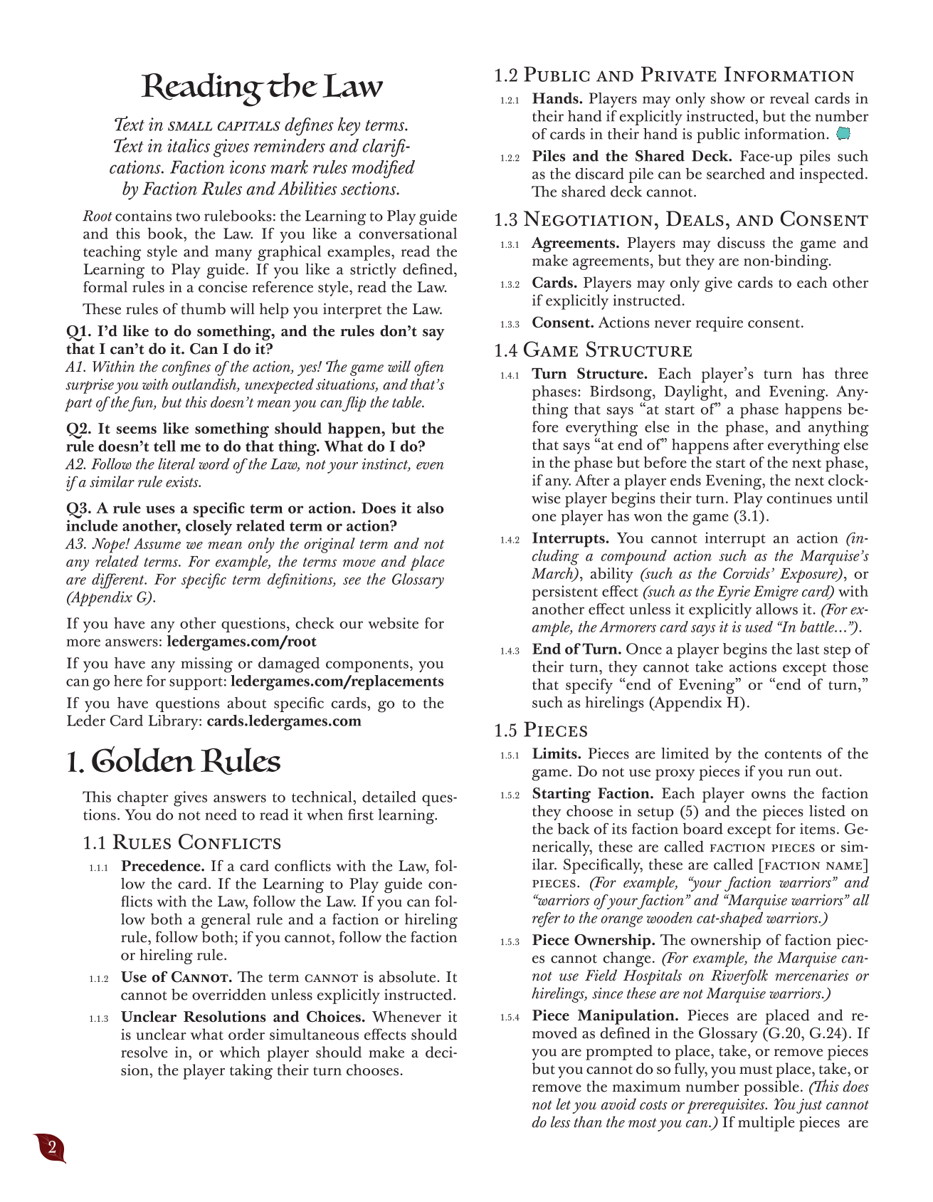 Rulebook page 2